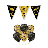 Geslaagd Versiering Pakket Zwart Goud